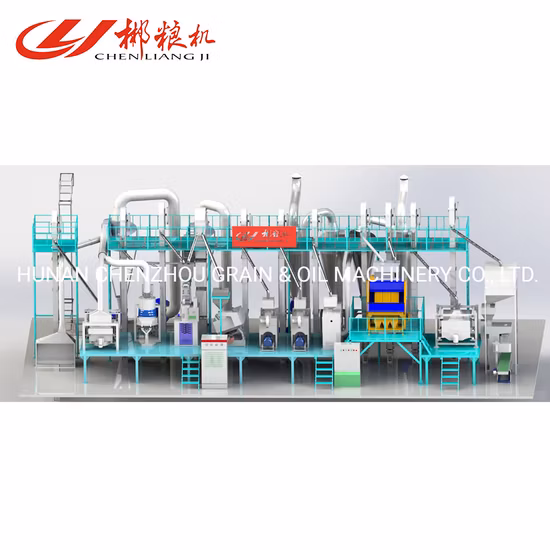 Clj High Efficient 50-1000t/D Complete Paddy Processing Line Rice Mill Machine