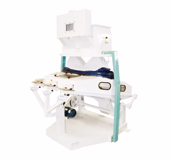 Denocciolatore a gravità con separatore per lavorazione a macchina per farina di cereali di qualità europea