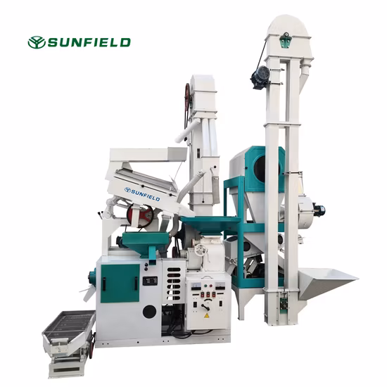 Macchinari agricoli combinati di fabbrica diretta Paddy Husker
